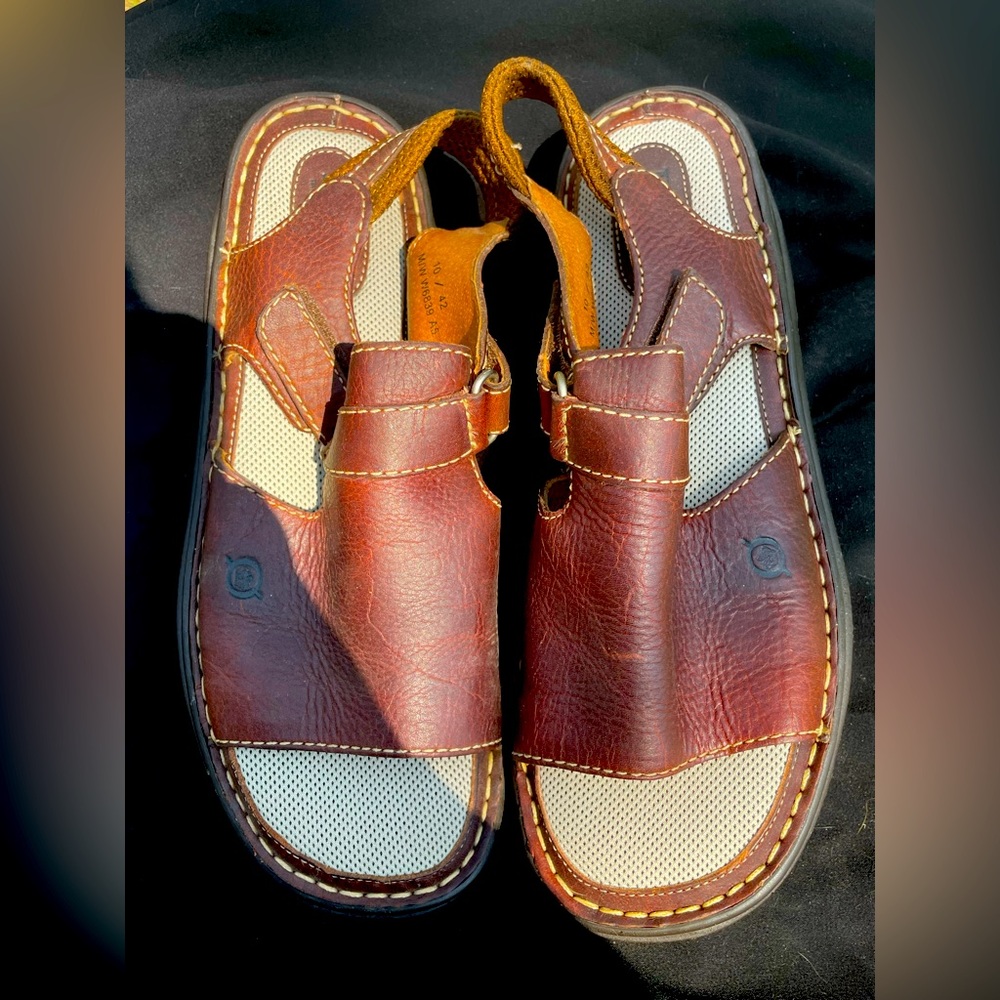 Leather sandals
